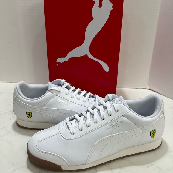 Puma White Sneakers with Comfort and Style - Picture 1 of 8